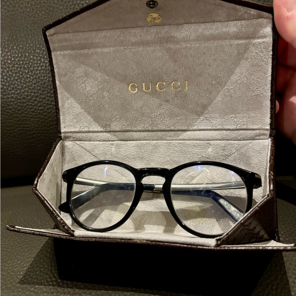 Gucci Black Eyewear with Case